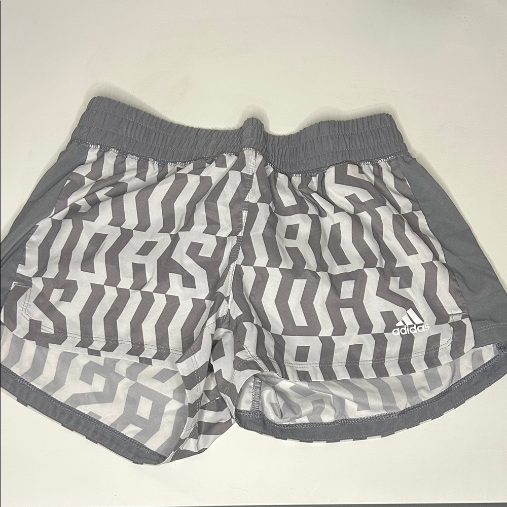 Adidas Gray Patterned Shorts